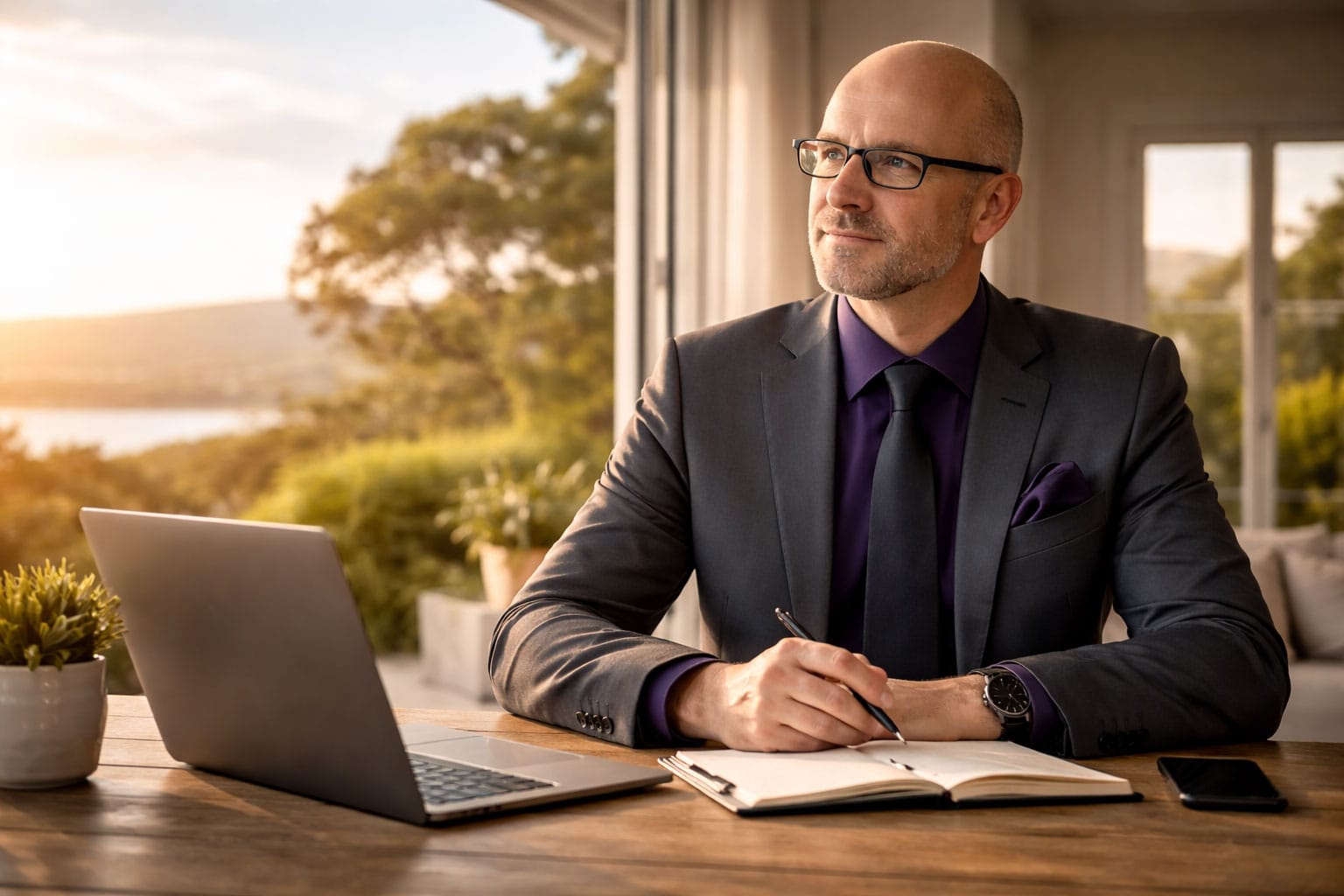 Rustig moment bij het raam met uitzicht en ruimte om na te denken